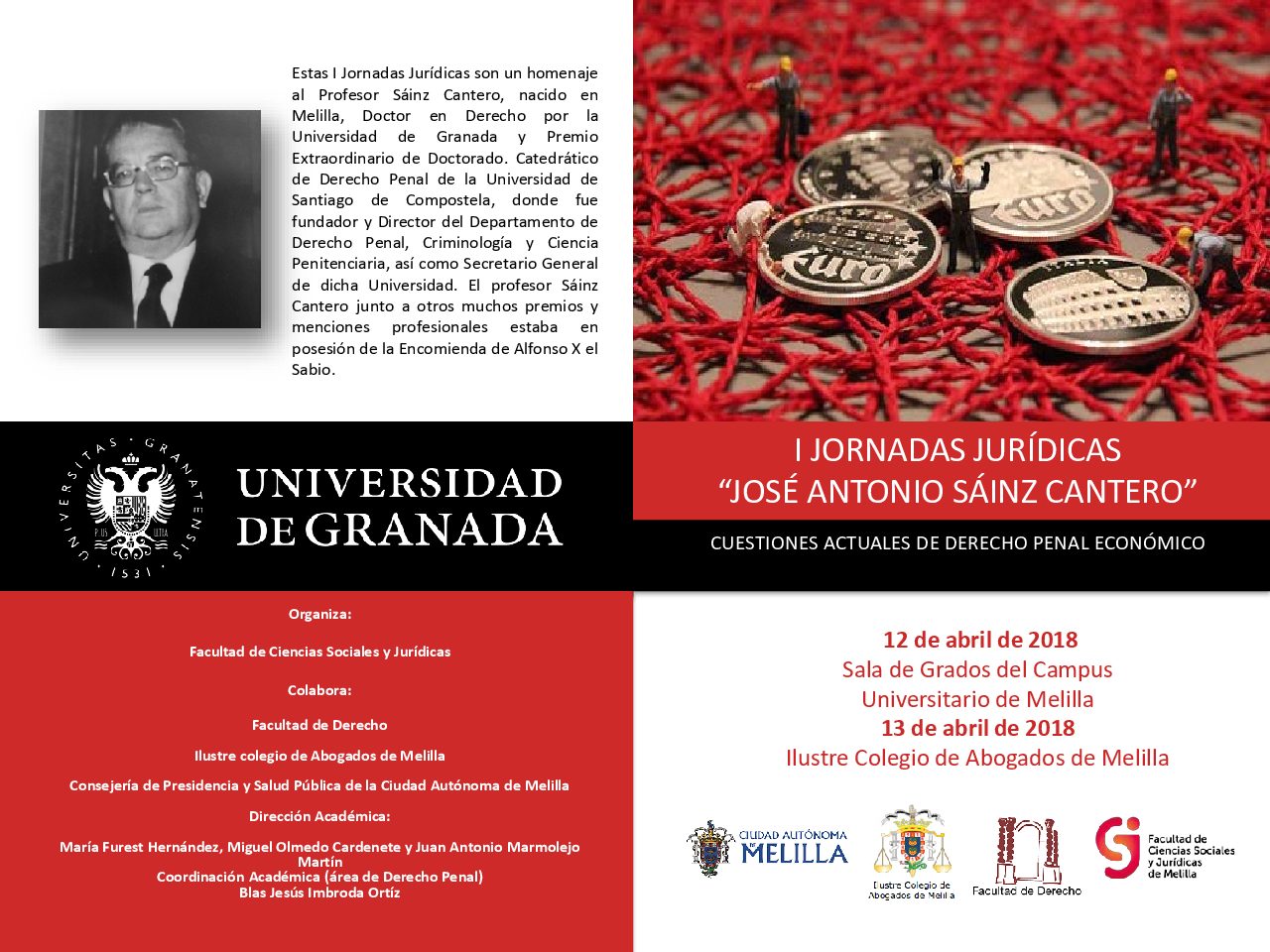 I Jornadas Jurídicas “José Antonio Sáinz Cantero”