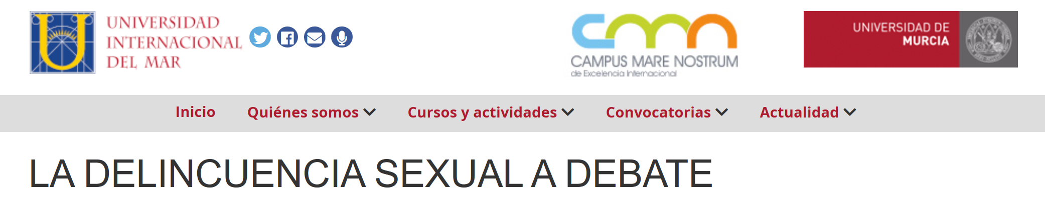 La delincuencia sexual a debate